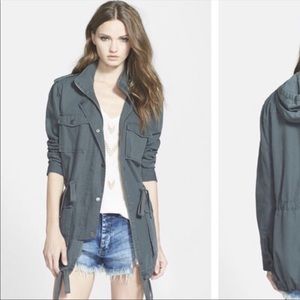 Leith Army Cargo Jacket in Olive